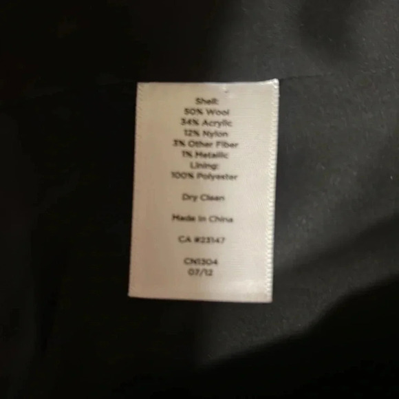 blazer,jacket,preppy clueless,crop wool blend  tweed,academia,herringbone, NWT - Picture 10 of 17